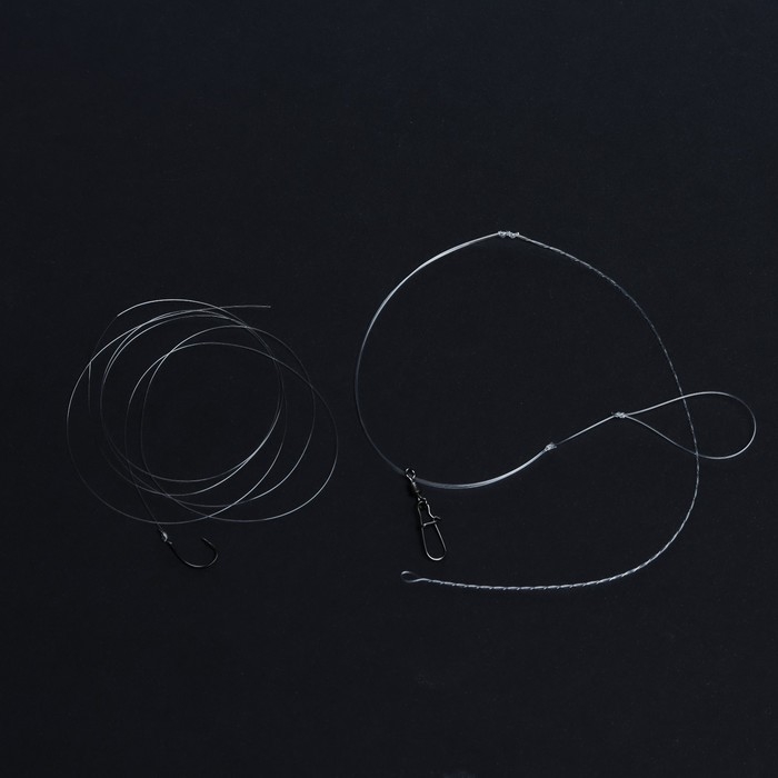 Оснастка фидерная X-Feeder Симметричная петля, 0.30 мм, карабин №6, крючок №8, 80 г