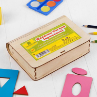 Досочки Сегена, крашеные, 18 шт., размер досочки: 7 &times; 9,5 см