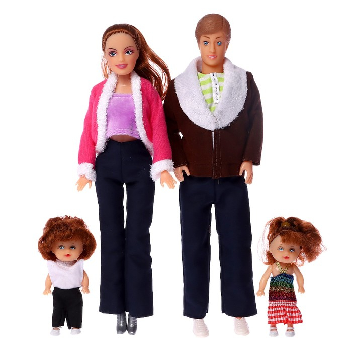 Набор кукол &laquo;Дружная семья&raquo;, 3 вида