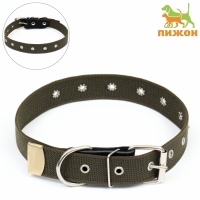 Ошейник брезентовый безразмерный однослойный, 72 х 3,5 см, ОШ 45-60 см, хаки Ошейник брезентовый безразмерный однослойный, 72 х 3,5 см, ОШ 45-60 см, хаки