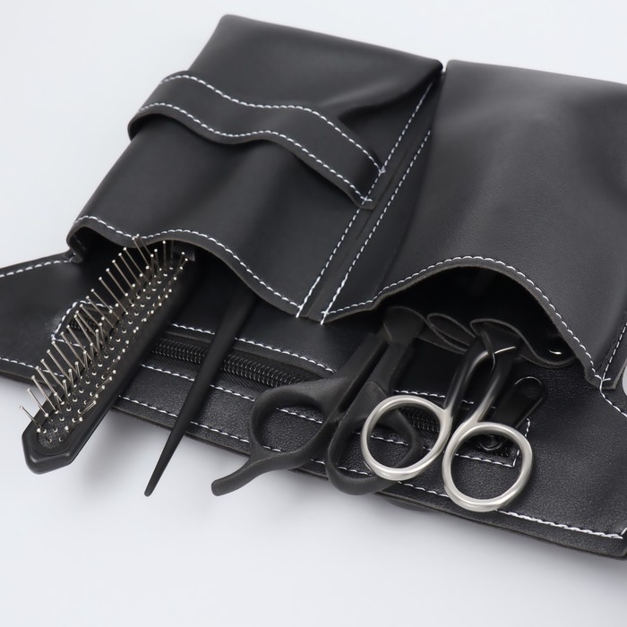 Сумка для мастера, 28 &times; 19,5 см, 2 кармана, 1 отдел, цвет чёрный