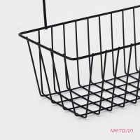 Корзина подвесная Доляна, 28×16,5×22 см, цвет МИКС Корзина подвесная Доляна, 28×16,5×22 см, цвет МИКС