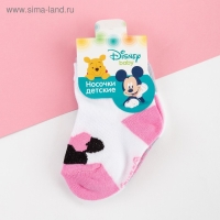 Набор носков Минни Маус, 2 пары, 10-12 см Набор носков Минни Маус, 2 пары, 10-12 см