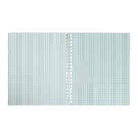 Тетрадь А5+, 48 листов в клетку на гребне FOOD IN BLACK, обложка мелованный картон, глянцевая ламинация, МИКС