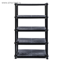 Этажерка для обуви 5-ти ярусная, 49.5&times;31&times;88 см, цвет МИКС