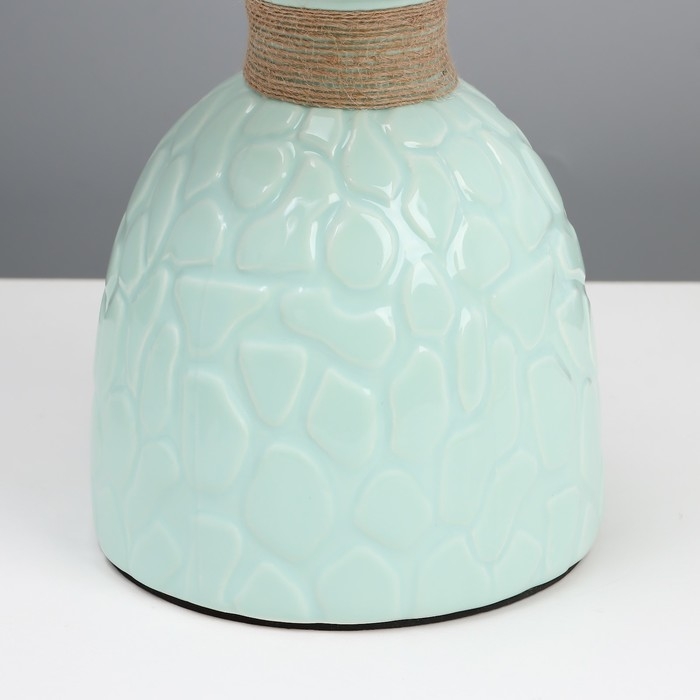 Настольная лампа "Медея" Е14 40Вт светло-зеленый 20х20х33 см RISALUX