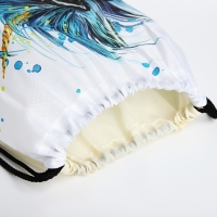 Мешок для обуви на шнурке, цвет белый Мешок для обуви на шнурке, цвет белый