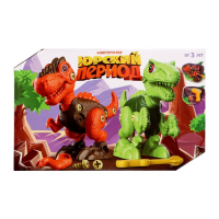 Конструктор винтовой &laquo;Тиранозавр&raquo;, с электрическим шуруповёртом, 19 деталей