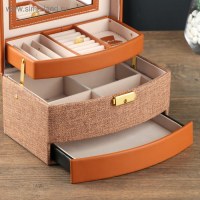 Шкатулка кожзам для украшений сундучок "Шоколад" комбинированная 13х15х21,5 см Шкатулка кожзам для украшений сундучок "Шоколад" комбинированная 13х15х21,5 см