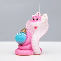 Новый год Символ года Свеча фигурная "Змея с шаром" Новый год Символ года Свеча фигурная "Змея с шаром"