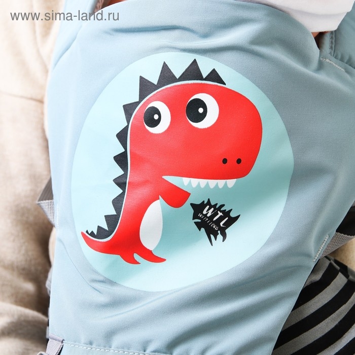 Рюкзак-кенгуру, хипсит для малыша «Животные», цвет голубой Рюкзак-кенгуру, хипсит для малыша «Животные», цвет голубой