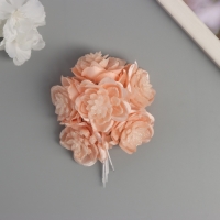 Декор для творчества "Камелия" оранжевый (1 набор=1 букет) в букете 6 шт 4х11 см Декор для творчества "Камелия" оранжевый (1 набор=1 букет) в букете 6 шт 4х11 см