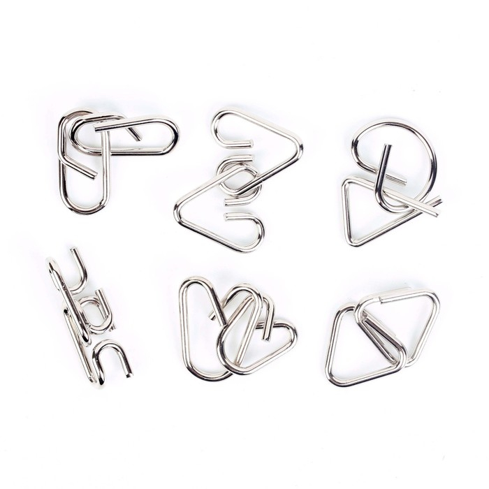 Головоломка металлическая &laquo;Загадки Атлантиды&raquo;, набор 6 шт.