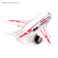 Самолёт металлический «Лайнер», инерционный, МИКС Самолёт металлический «Лайнер», инерционный, МИКС