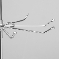 Вертушка, 3 яруса по 8 крючков, 27,5×27,5×55, цвет хром Вертушка, 3 яруса по 8 крючков, 27,5×27,5×55, цвет хром