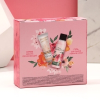 Подарочный набор косметики &laquo;Только для тебя&raquo;, гель для душа 100 мл и крем для рук 30 мл, ЧИСТОЕ СЧАСТЬЕ