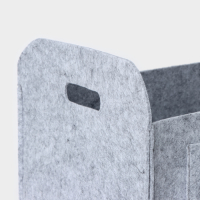 Корзина для хранения Sweet Home, 37&times;28&times;22 см, цвет серый