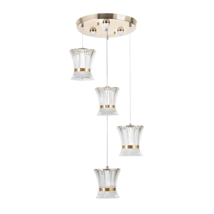 Светильник BayerLux Светильник BayerLux "Медея" 4LED+3LED 41Вт ПДУ золото 40х40х100см