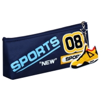 Пенал школьный на молнии "Спорт", микс Пенал школьный на молнии "Спорт", микс