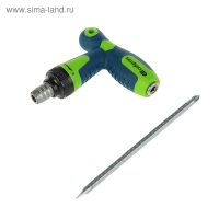 Отвёртка 2 в 1 "СИБРТЕХ", CrV, Т-образная, реверсивная, комбинированная Отвёртка 2 в 1 "СИБРТЕХ", CrV, Т-образная, реверсивная, комбинированная