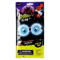 Неоновая маска «Очки» на резинке Неоновая маска «Очки» на резинке