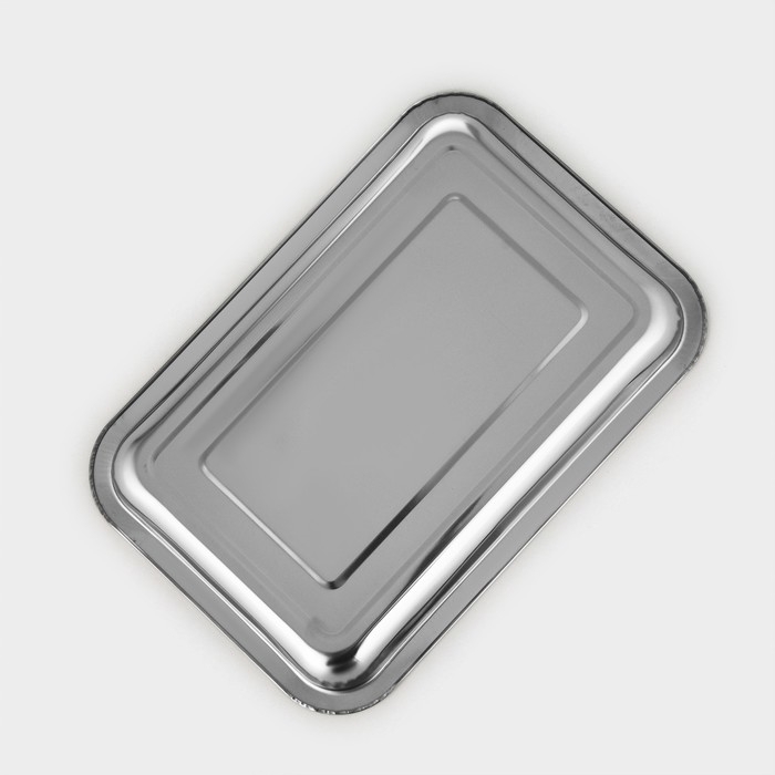 Противень, 31,5×21×3,5 см, цвет хромированный Противень, 31,5×21×3,5 см, цвет хромированный