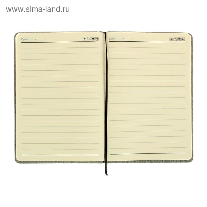 Ежедневник недатированный А5, 80 листов, линия, обложка пвх, с карманом, МИКС
