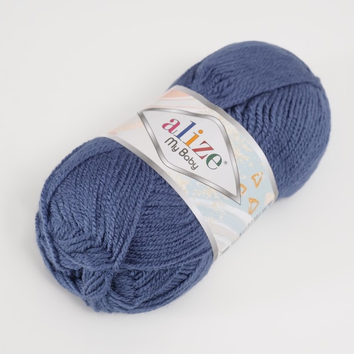 Пряжа Пряжа "My baby" 100% акрил 150м/50гр (353 индиго)