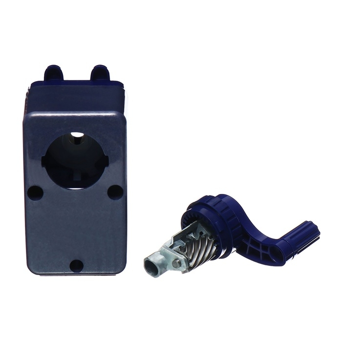 Точилка механическая с контейнером Классика Синий Точилка механическая с контейнером Классика Синий