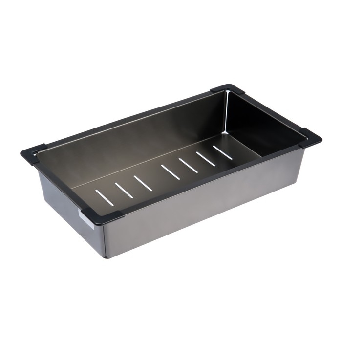 Корзина для сушки на раковину AFLORN AF90234F, 37х21х8 см, нержавеющая сталь, графит