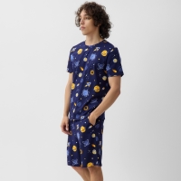 Пижама мужская (футболка и шорты) KAFTAN Space, р-р 48
