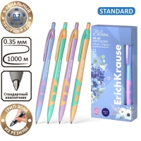 Ручка шариковая автоматическая ErichKrause XR-30 Matic&Grip Pastel Bloom, узел 0.7 мм, чернила синие, резиновый держатель, длина линии письма 1000 метров Ручка шариковая автоматическая ErichKrause XR-30 Matic&Grip Pastel Bloom, узел 0.7 мм, чернила синие, резиновый держатель, длина линии письма 1000 метров