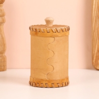 Туес "Лось", 8 х 8 х 14 см, береста Туес "Лось", 8 х 8 х 14 см, береста