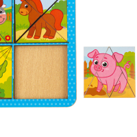 Квадраты Никитина «Животные», двусторонние Квадраты Никитина «Животные», двусторонние