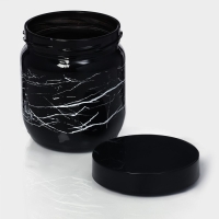 Банка стеклянная для сыпучих продуктов &laquo;Марбл&raquo;, 425 мл