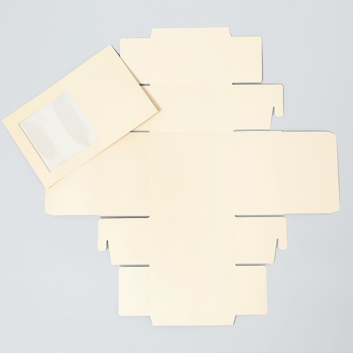 Коробка-фоторамка подарочная складная, упаковка, &laquo;Топленое молоко&raquo;, 14 х 14 х 8 см