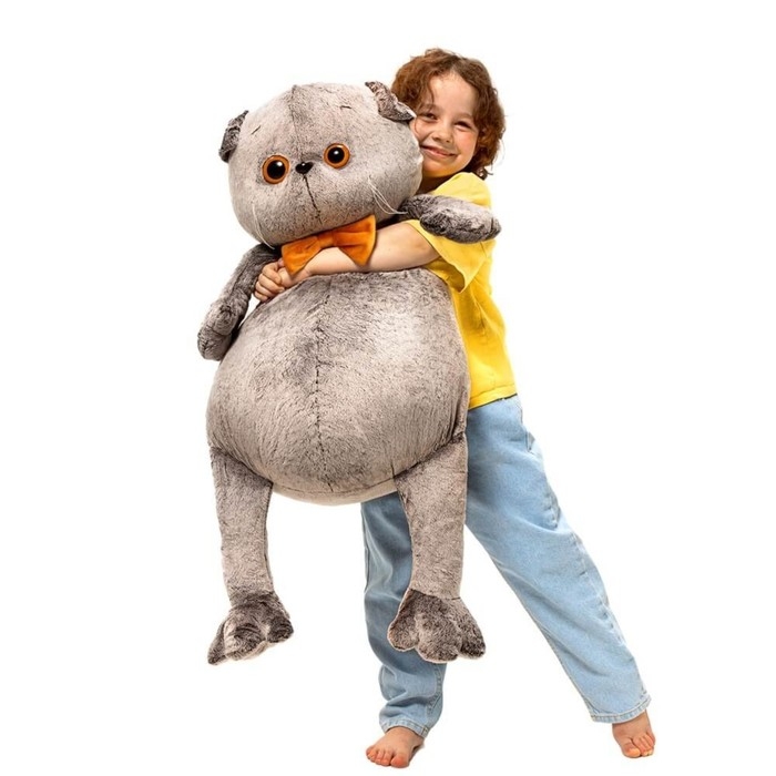 Мягкая игрушка &laquo;Басик&raquo;, с бархатным бантом, 47 см