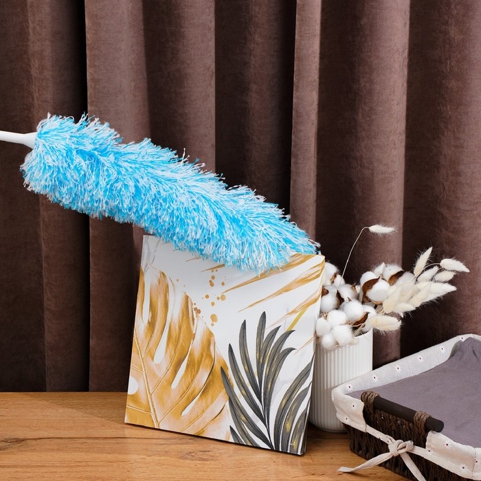 Щётка для пыли Доляна &laquo;Небо&raquo;, микрофибра, 61&times;5 см