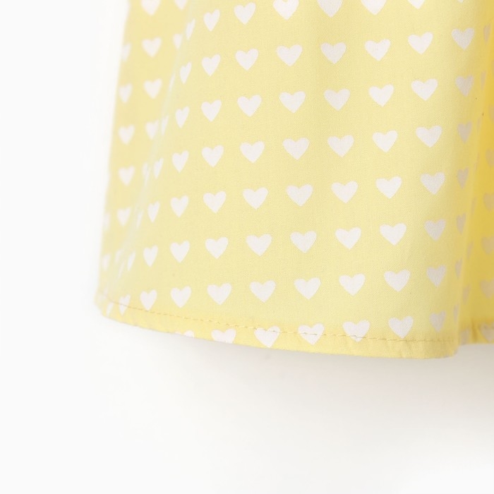 Платье детское с крылышками KAFTAN, размер 32 (110-116 см), цвет жёлтый