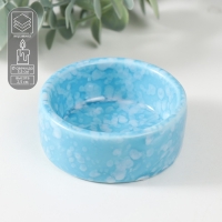 Подсвечник керамика "Белые капли" 2,5х6,5х6,5 см Подсвечник керамика "Белые капли" 2,5х6,5х6,5 см