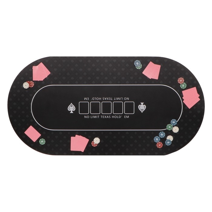 Сукно для покера, прорезиненное, 120 х 60 см, толщина 3 мм, черное Сукно для покера, прорезиненное, 120 х 60 см, толщина 3 мм, черное