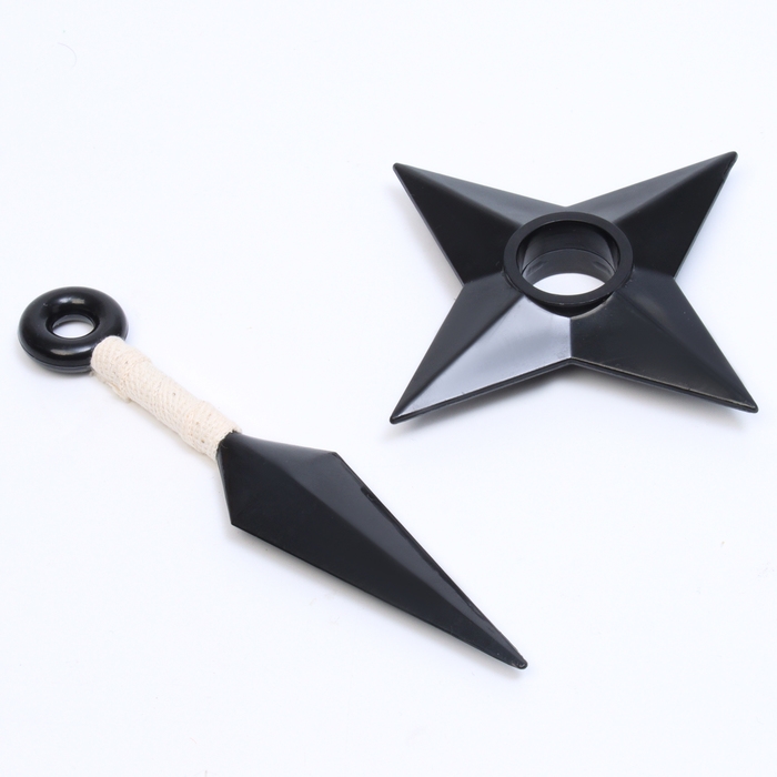 Карнавальный набор &laquo;Шиноби&raquo;: повязка, кунаи, сюрикен, снуд