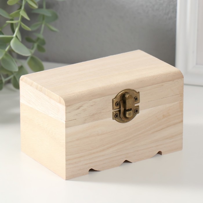 Шкатулка дерево под роспись 7,5х7,5х12 см Шкатулка дерево под роспись 7,5х7,5х12 см