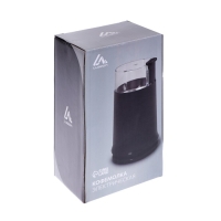 Кофемолка электрическая Luazon LCG-02, 120 Вт, 80 г, черная Кофемолка электрическая Luazon LCG-02, 120 Вт, 80 г, черная