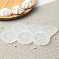 Силиконовый молд для леденцов и шоколада «Апельсин и арбуз», 5 / 4,5 см, цвет прозрачный Силиконовый молд для леденцов и шоколада «Апельсин и арбуз», 5 / 4,5 см, цвет прозрачный