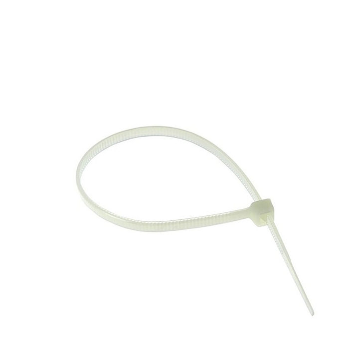 Стяжка нейлоновая L=10, цвет прозрачный (набор 1000 шт.)