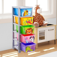 Комод детский &laquo;Веселый зоопарк&raquo;, 5 секций