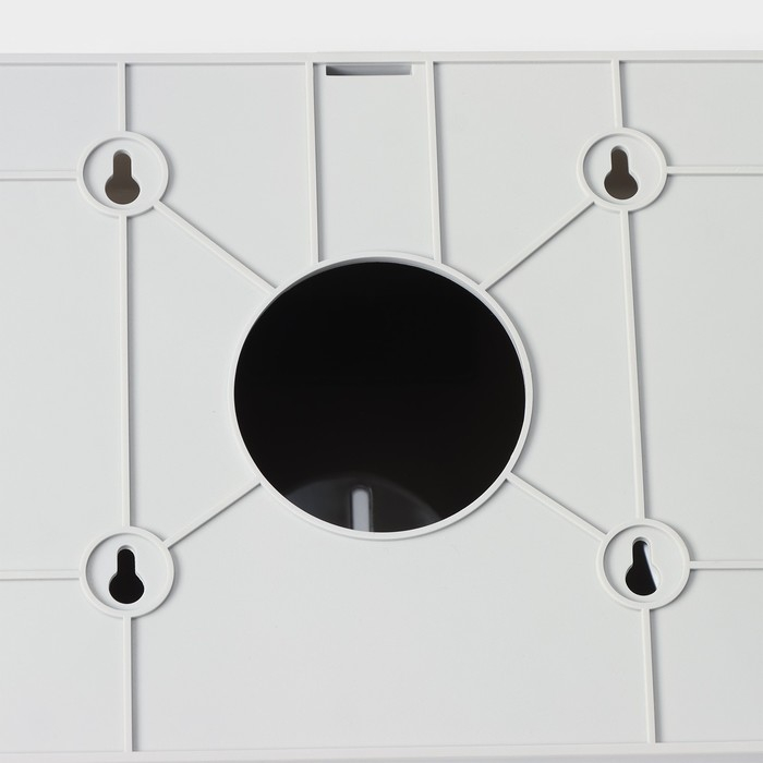 Диспенсер бумажных полотенец в листах, пластиковый, 27×20×10 см, цвет серый Диспенсер бумажных полотенец в листах, пластиковый, 27×20×10 см, цвет серый