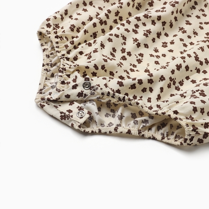 Блузка-боди для девочки MINAKU, цвет бежевый, рост 92-98