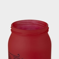 Банка стеклянная для сыпучих продуктов &laquo;Любовь на кухне&raquo;, 1 л, цвет красный